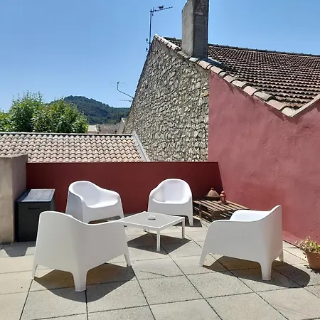 Grande Terrasse Et Vue Sur Le Site Antique Apartment